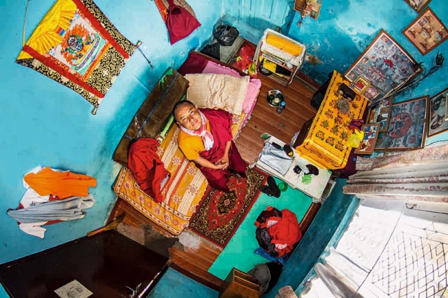 仏の道で修行する部屋（ネパール）Pema